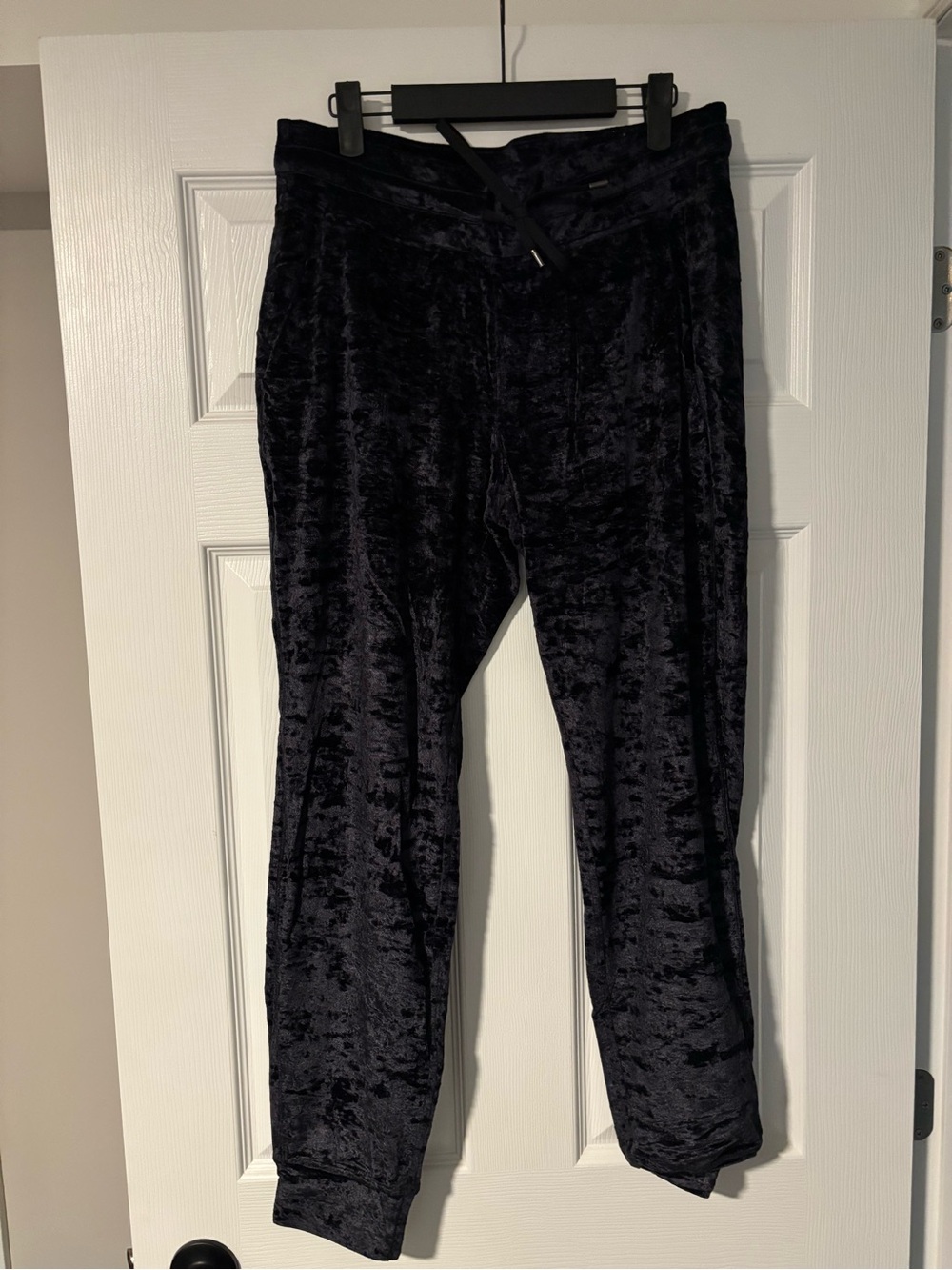 Lululemon Ready to Crush High-Rise Velour Jogger - Black, Size 10 - Picture 2 of 4